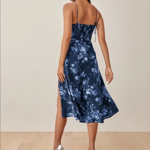 New Reformation Juliette Dress Lottie - Picture 3 of 6